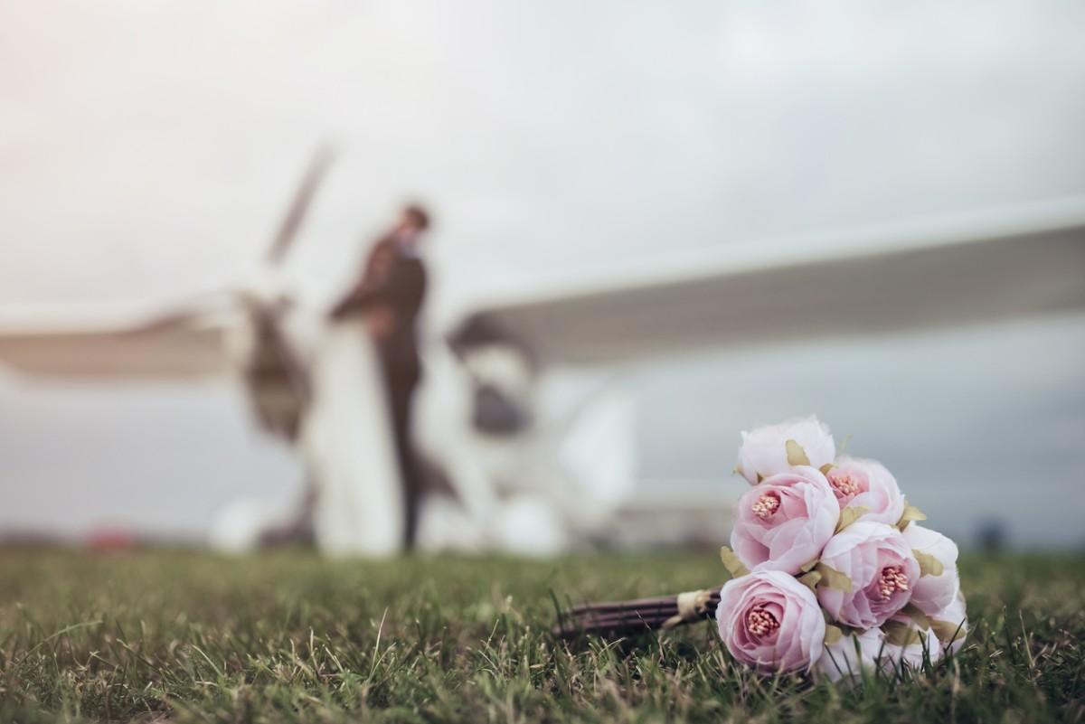 Svatba s leteckou prohlídkou